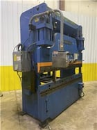 135 Ton, Cincinnati #135FMIIx8, hydraulic press brake, 8' overall, 78" between housing, 8" stroke, electric - Image 1