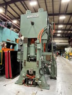 250 Ton, Minster #E2-250-72-36 Hevi-Stamper straight side press, 4" stroke, 25" Shut Height, air clutch, 1988 - Image 8