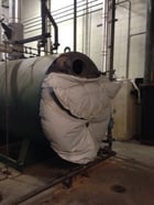 200 HP Johnston #PFTA-B200-4LG-200S, 150 psig, 3 phase, 460 Volts, natural gas, #2 Oil, 1994 (3 available) - Image 3