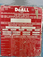 36" x 13" DoAll #3613-1, vertical bandsaw, 16" wheel, 50-5200 FPM, 1-1/2 HP, DBW-1A blade welder - Image 8
