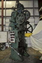400 Ton, Bliss #663-A, knuckle joint press, 10" stroke, 19.5" Shut Height,.5" adj., 18 SPM, 30.5" x30.5" bed - Image 3
