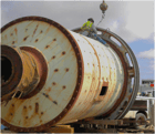 10' x 14' Marcy Ball Mill with 800 HP motor, Overflow discharge, Pinion, 1.5 SF - Image 3