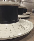 14.5' x 28' Allis-Chalmers, ball mill, 3000 HP, Configured for wet overflow discharge - Image 4