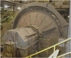 18' x 10.5' Fuller FLS, SAG mill with 1500 HP motor, Rubber-lined, 1995 - Image 8