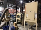 48" x 48" x 36" Empire #4848-SCR-9, Wire Air Blast Line, 900 cfm, 12 blast, dust collector - Image 2