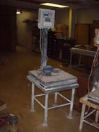 150 x 0.05 lb. Flex-weigh Corp/Rice Lake #DWM-IV, Scale, 24" x 24", On stand - Image 2