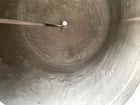 300 gallon Walter Stocklin, Jacketed Stainless Steel Mix Tank, 4' diameter x 3' 4" T/T, Air powered mixer - Image 6