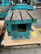 Box table for radial arm drill, 24 x 18 x 18, 2 sided, T-slotted - Image 1