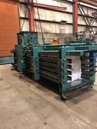 Maren #203-103S, horizontal hydraulic automatic baler, automatic wire tying, 50 HP, 1999 - Image 5