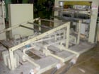 Sheet Take-off Unit, Marshall & Williams, (3) 54" face rolls mounted in vertical arrangement - Image 3