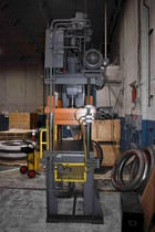 40 Ton, HSI, hydraulic 4-post down acting press, 14.5" stroke, 21.5" D, 48" x 31" bed, cushion - Image 2