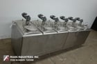 1800 gallon 304 Stainless Steel flavor tank, (6) 300 gallon chambers, top mounted lift up covers with 17" ID - Image 2