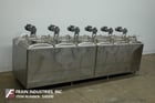 1800 gallon 304 Stainless Steel flavor tank, (6) 300 gallon chambers, top mounted lift up covers with 17" ID - Image 5