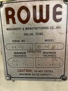 10000 Lb. Rowe #10040-DSJ / C3-40, conventional coil feed line, 40" width x .110" stock, 60" outside - Image 7