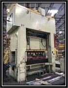 440 Ton, Komatsu #L2M400-3BM, straight side double crank Press, 7.8" stroke, 27.6" Shut Height, 96" x 49" - Image 1