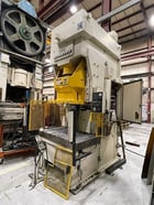 220 Ton, Komatsu #OBS-200-2, gap frame OBS mech press, 9.84" stroke, 18.9" shut height, 4.72" adj., 57.09" - Image 2