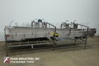 4-1/2" wide x 9' long, Sentry Equipment, Stainless Steel pressureless table top combiner conveyor - Image 1