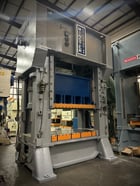 500 Ton, Minster #E2-500, straight side double crank, 12" stroke, 18-27 SPM, very good - Image 2