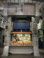 500 Ton, Minster #E2-500, straight side double crank, 12" stroke, 18-27 SPM, very good - Image 3