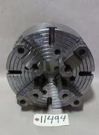 12" Bernard, 4-Jaw manual chuck, 3" thru hole, D1-8 Camlock back - Image 4