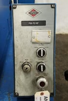 3" Addison McKee #FM-70RF, long stroke tube end former, single hit hydraulic vise & ram - Image 5