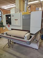 36" Timesavers #37-2-0/B, Orbital Sander, (2) top heads - one orbit, one brush, 1991 - Image 1