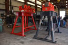 150 Ton, Ransome, turbine rotators, 12" x 22" micarta wheels, 8"-32" diameter range - Image 3