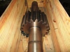 Pinion Gear for Ball Mill with Keyway, 8-1/4" face, 41" Long Shaft, 20 Teeth, for 6' x 10' Ball Mill, 5" - Image 4