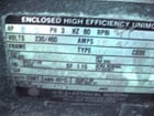 5 HP 1165 RPM U.S. Motors, Frame 215T, 230/460 Volts - Image 3