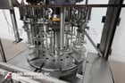 Biner Ellison #BE12HD, automatic, 12 head rotary, overflow filler, mounted on 4 leg Stainless Steel frame - Image 2