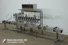 E-Pak, automatic, inline, 10 head, Stainless Steel, time based gravity filler, 1 oz to 5 gallon, mounted on - Image 1
