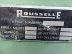 8" x 8" Rousselle #VNS15, hydraulic notcher, 2 protractor gauges, foot pedal Control - Image 8