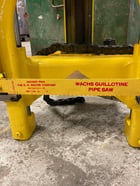 2" - 8" E H Wachs #C, Guillotine Pipe Saw, Electric- Type C - Image 4