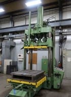 112 Ton, Reis #TUS-125-OK, hydraulic die spotting press, 53" stroke, 53" DL, 60" x 48" bed, flip out ram - Image 5