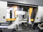 32" x 32" Hyd-Mech #H-32A, horizontal band saw, 2-5/8" x 30' 4" band, 20 HP, coolant system, automatic feed - Image 3