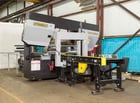 22" x 22" Hyd-Mech #H-22A-120, horizontal band saw, 2" x 22' 6" band, 10 HP, coolant system, automatic feed - Image 2