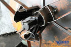 6000 lb. Custom coil reel, 18" width, 16"-22" ID, 72" outside dimensions, hydraulic expansion, 5 HP, #64363 - Image 5