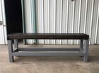 Work Table, 94.5 x 19 -5/8" table groved type T, 1920 lb. capacity - Image 1
