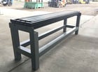 Work Table, 94.5 x 19 -5/8" table groved type T, 1920 lb. capacity - Image 3