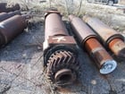 24" x 66" Farrel Calender Roll, middle roll, drilled for cooling, 32" shaft, 45" L gear shaft - Image 1