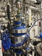 20 gallon DeDietrich reactor, glass lined, 150 psi, jacketed, agitation, 1999 - Image 1