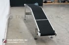 18" wide, BMI / Benda Mfg, Stainless Steel inclined conveyor, 36" discharge, mounted on 4 leg Stainless Steel - Image 2