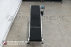18" wide, BMI / Benda Mfg, Stainless Steel inclined conveyor, 36" discharge, mounted on 4 leg Stainless Steel - Image 4