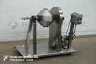 1.7 cu.ft. Paul O. Abbe #18, Stainless Steel, Roto Cone blender, 4" high cone shell with 10" top & bottom - Image 1