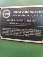 Gleason #17A, universal hypoid gear tester, 20" dia., excellent condition, serial #32216 - Image 7