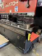 187 Ton, Amada #HFB-170-40, 14' overall, 148" between housing, 7.08" stroke, 16" throat, 17.71" open, 8-Axis - Image 2