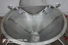 Custom Powder Systems, 336 liter 316 Stainless Steel tote/bin, 46" ID x 30" deep vessel, mounted on heavy - Image 2