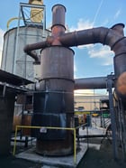 Webb #5-M-Btu, Biomass Burner, Refractory lined Burner Body & Heat Duct, Body Vortex Fans, Fuel feed Fan - Image 1