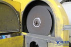 20" Union, carbide power feed abrasive saw, oscillation, coolant, 25 HP, #65060 - Image 5