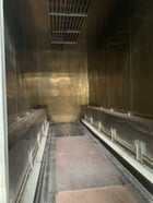 Keraglass #HST-32/70, glass tempering furnace, 2 pieces loading trollrys, 3210 x 7000 mm size, 425 kW, 2008 - Image 5